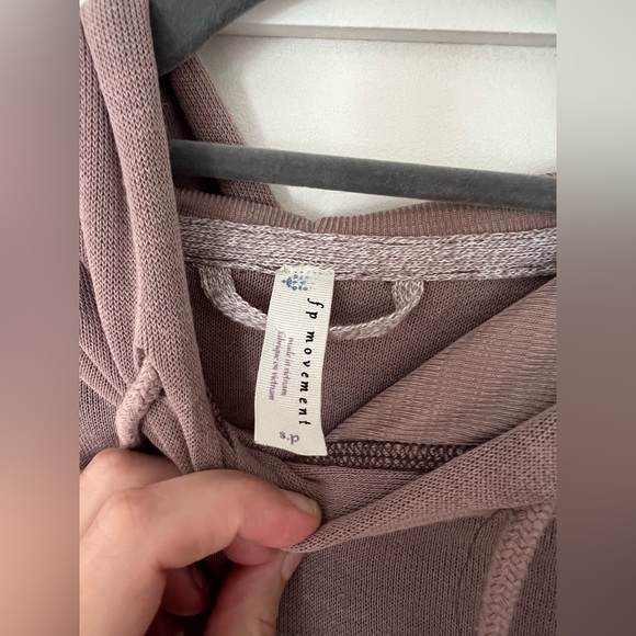 Free People Fp Movement Swingin' It Pullover Hoodie Sweatshirt Size Small - Picture 4 of 5